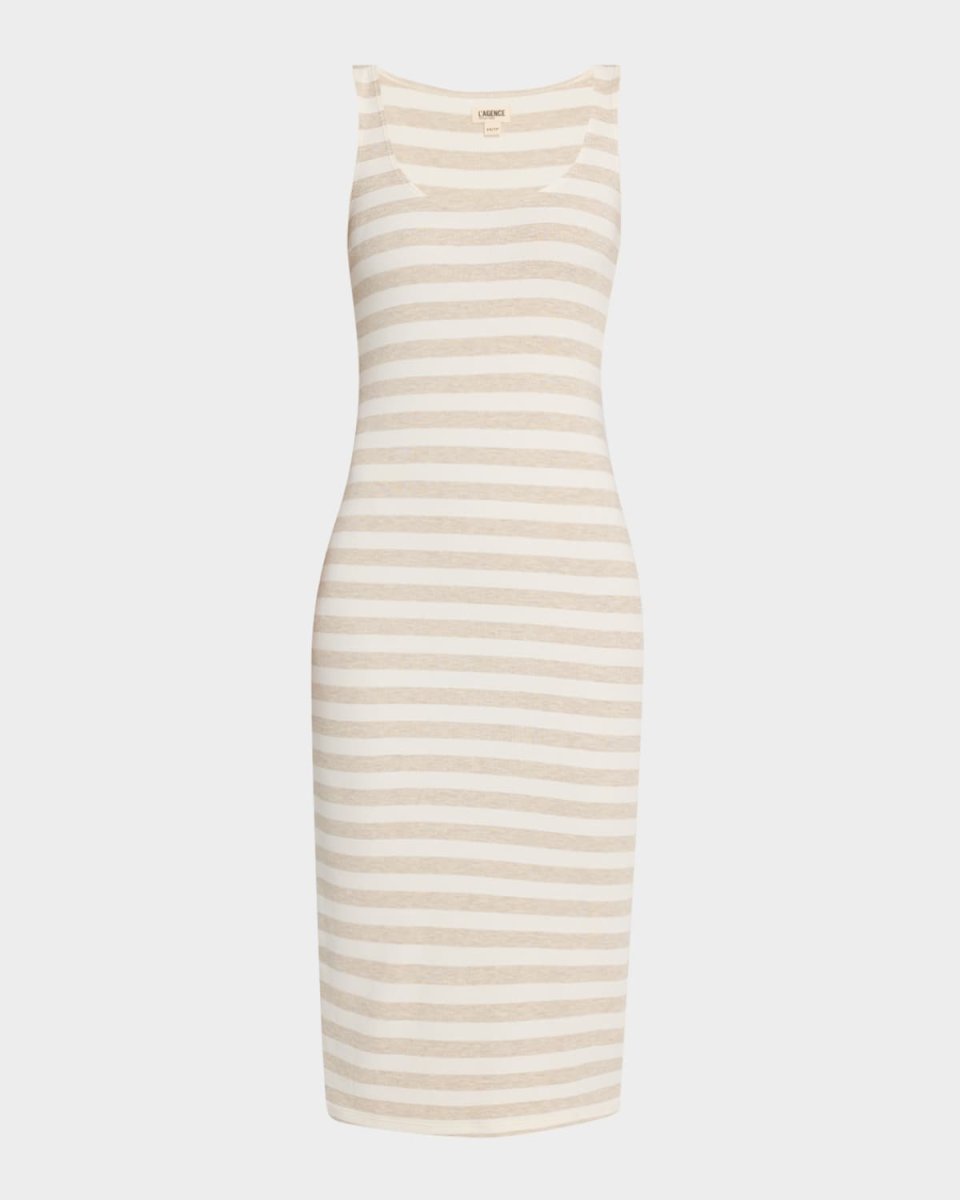 Ivanna Stripe Midi Tank Dress